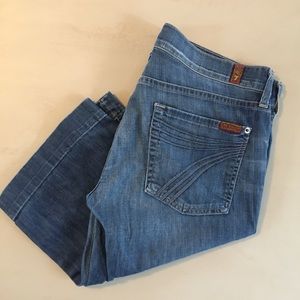 7 for all mankind shorts Capri jeans